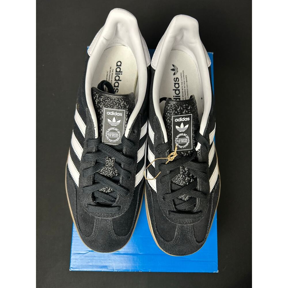 adidas Gazelle Indoor Black White - $120 Retail!!- Size 8.5M/9.5W - Brand New!! - Picture 5 of 9